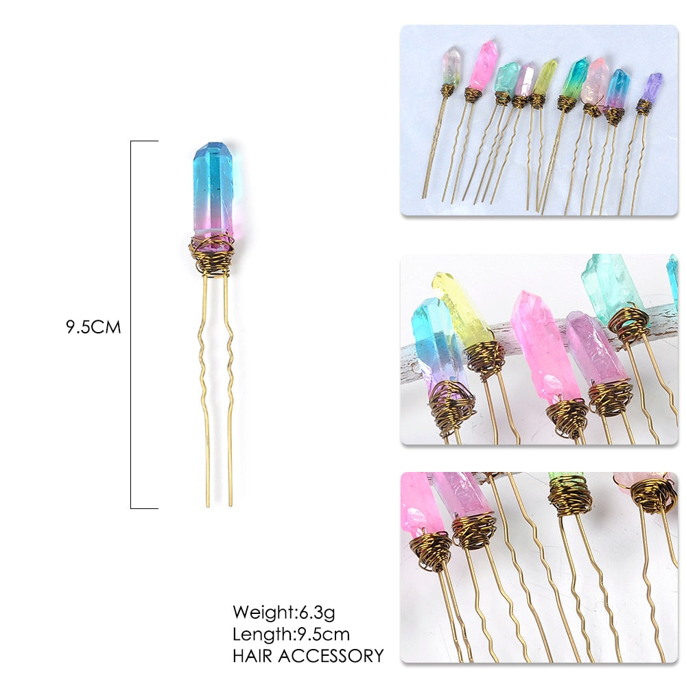 Quartz Hair Pin
