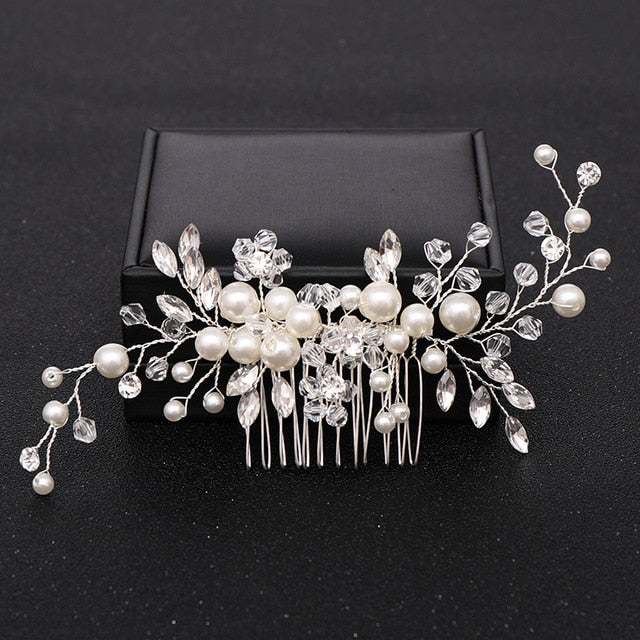 Springtime Bride Hair Comb