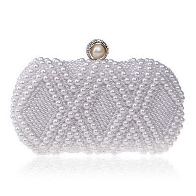 Diamond Pearl Clutch