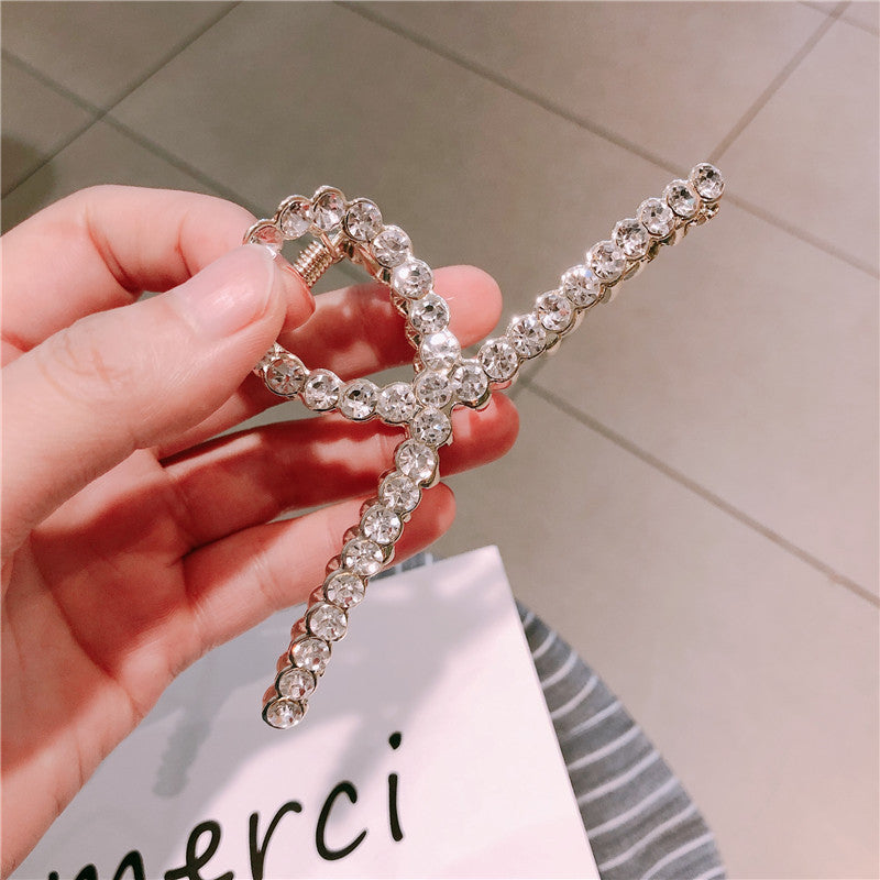 Diamond and Pearl Hair Clips