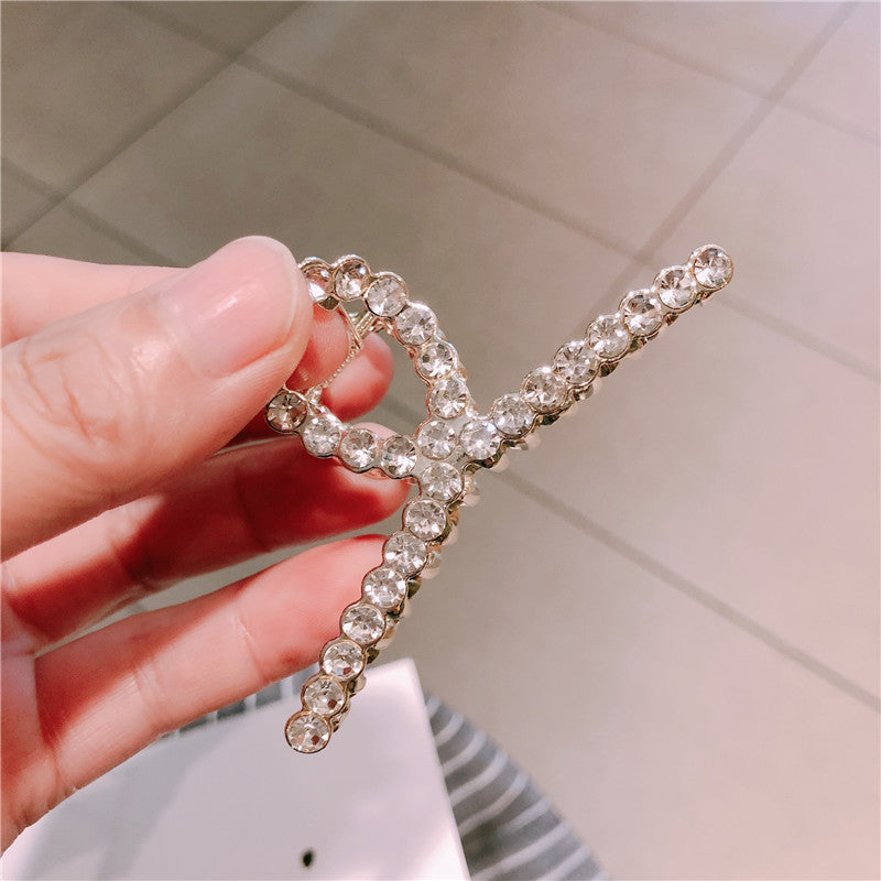 Diamond and Pearl Hair Clips