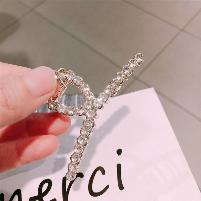 Diamond and Pearl Hair Clips