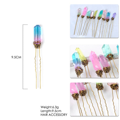Quartz Hair Pin